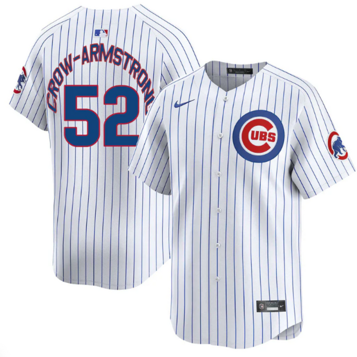 CHICAGO CUBS NIKE MEN'S PETE CROW-ARMSTRONG HOME LIMITED JERSEY