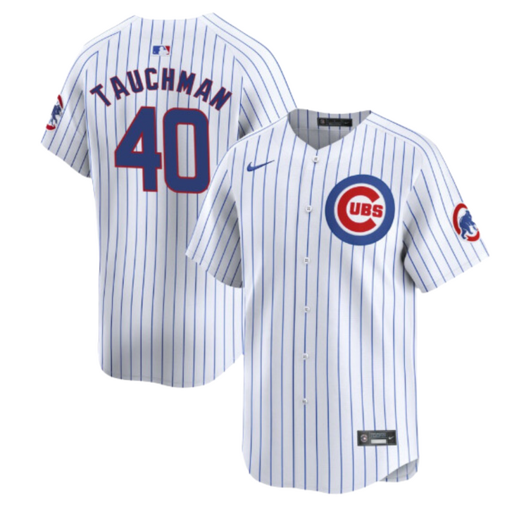 CHICAGO CUBS NIKE MEN'S MIKE TAUCHMAN HOME LIMITED JERSEY