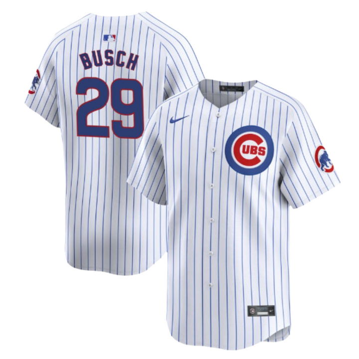 CHICAGO CUBS NIKE MEN'S MICHAEL BUSCH HOME LIMITED JERSEY Jerseys NIKE