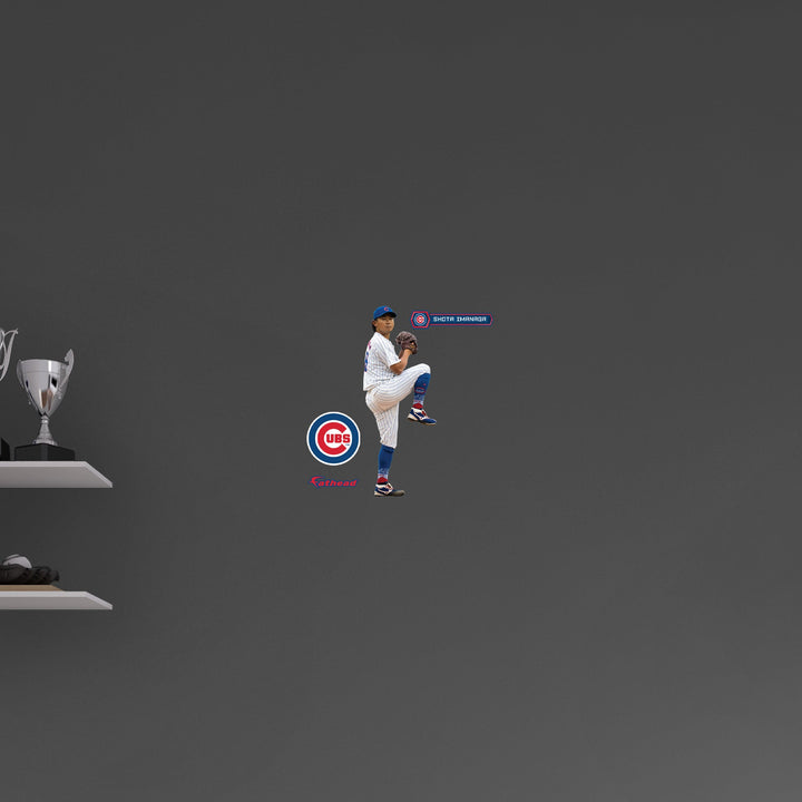 Shota Imanaga - RealBig Collection - Official MLB - Chicago Cubs - Reusable Vinyl Wall Decals