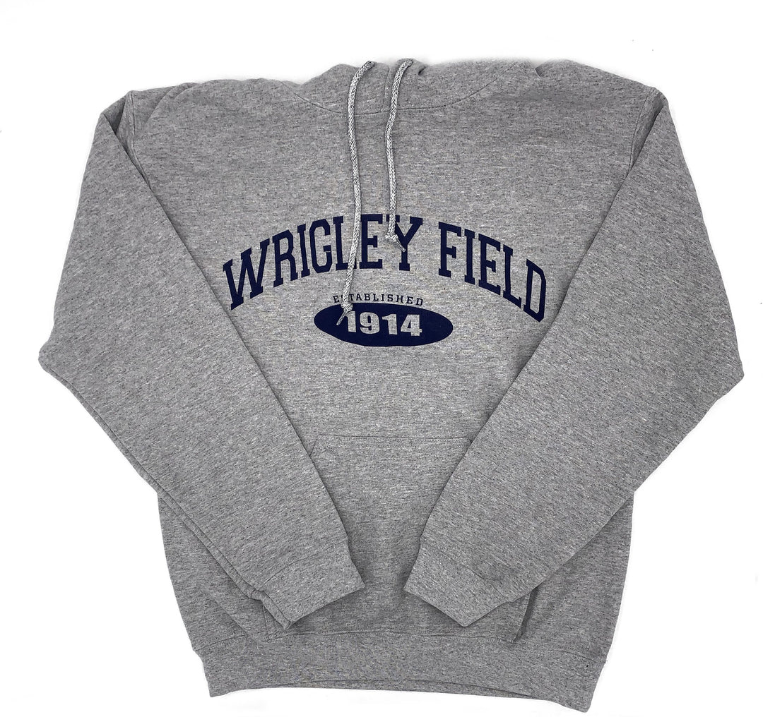 GRAY WRIGLEY FIELD HOODIE - Ivy Shop