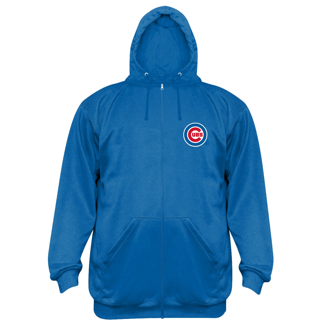 CHICAGO CUBS BIG & TALL FULL ZIP HOODIE - Ivy Shop