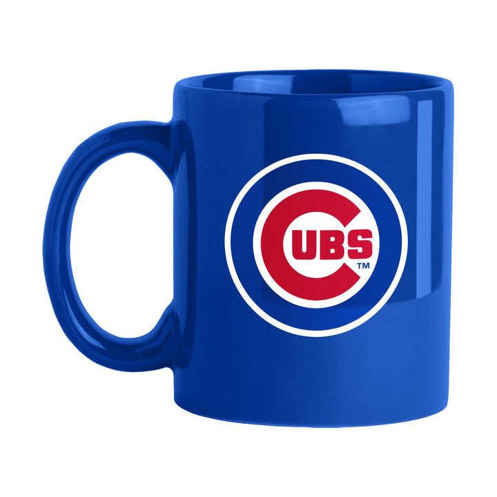 CHICAGO CUBS LOGO BRAND BLUE BULLSEYE COFFEE MUG