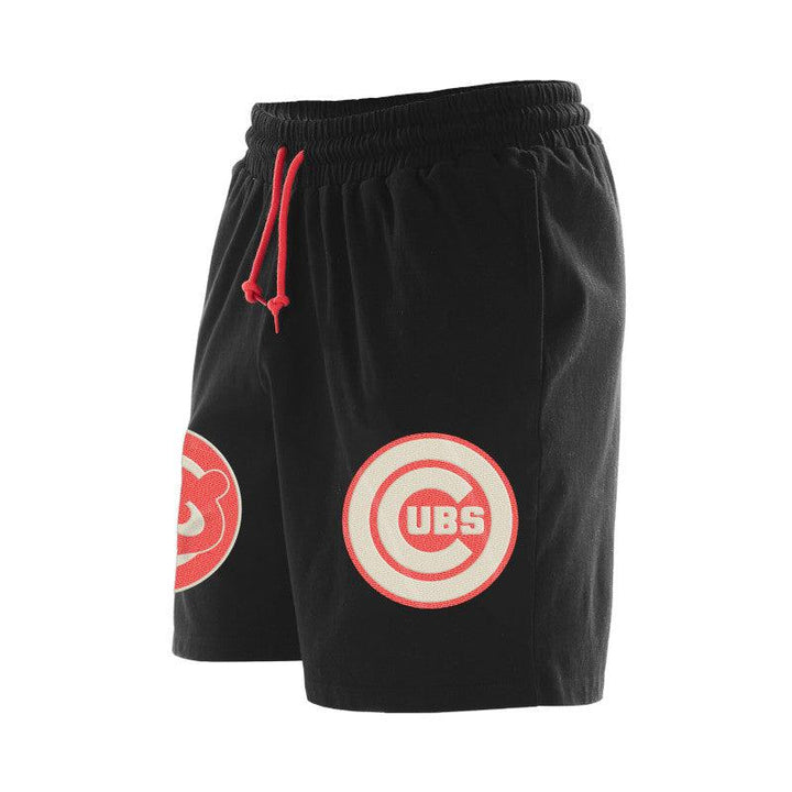 CHICAGO CUBS NEW ERA MEN'S COLOR PACK BLACK AND ORANGE SHORTS