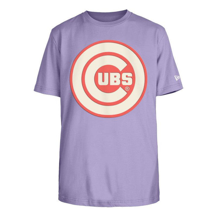 CHICAGO CUBS NEW ERA MEN'S GRAY AND ORANGE COLOR PACK TEE Short Sleeve Tees NEW ERA CAP COMPANY INC