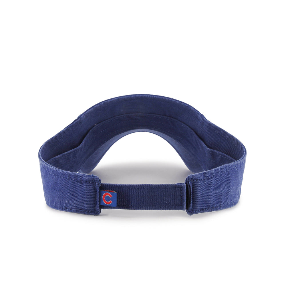 Chicago Cubs C Logo Royal Visor by '47 Brand Caps TWINS ENTERPRISE INC