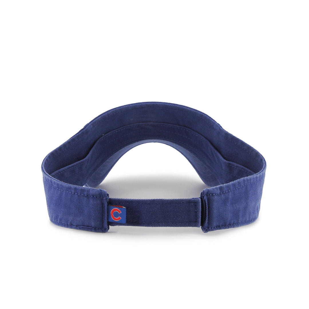 Chicago Cubs C Logo Royal Visor by &