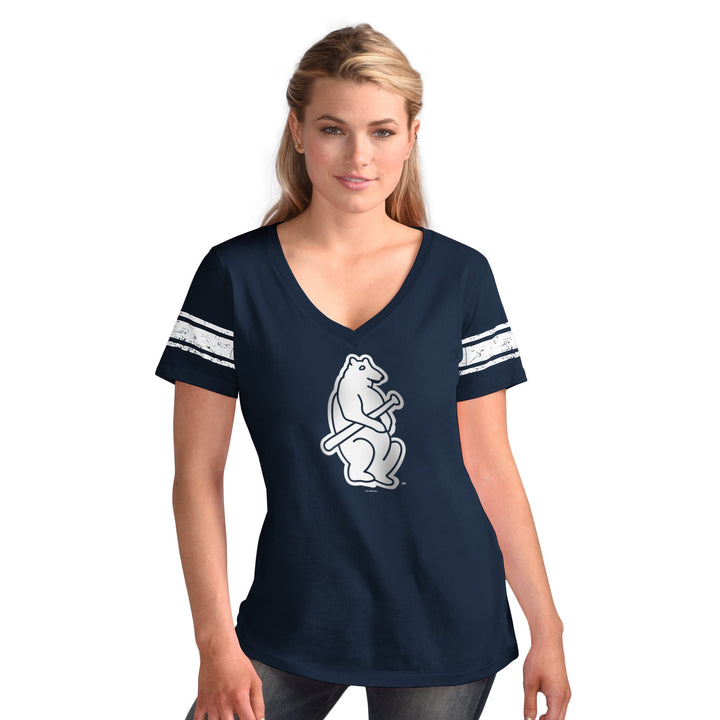 CHICAGO CUBS GIII WOMEN'S 1914 BEAR FIRST PICK TEE