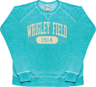 Wrigley Field Scuba Blue Unisex Crewneck Sweatshirt Sweatshirts & Hoodies FUNDY