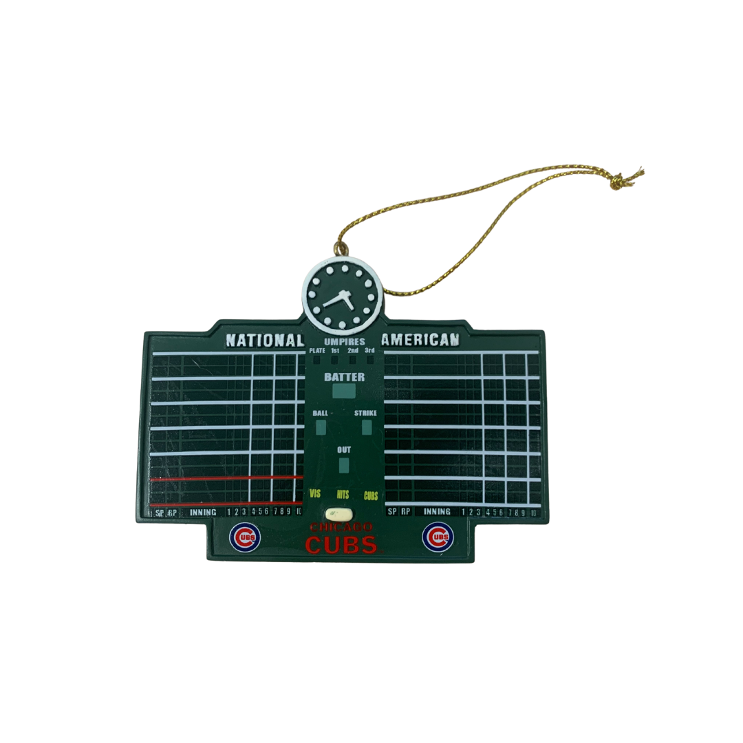 Wrigley Field Scoreboard Ornament Home & Office EVERGREEN